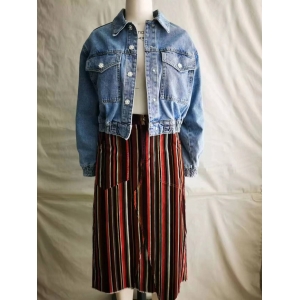 DENIM JACKET、CORDUROY DRESS